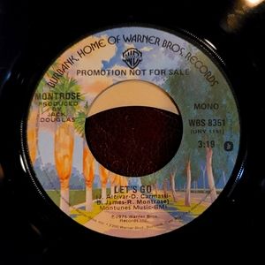 Let's Go by Montrose 45rpm, Excellent condition, rare PROMO Copy!!